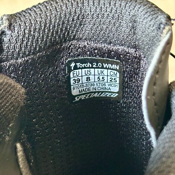 Specialized Torch 2.0 Womens 39/Size 8 - Picture 6 of 7